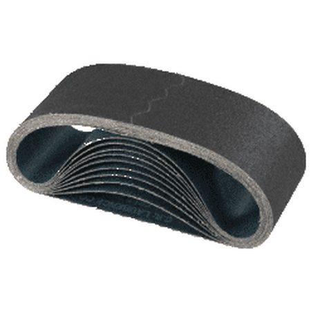 

CRL CRL4X2460X 4 x 24 60X Grit Glass Grinding Belts for Portable Sanders - 10/Bx