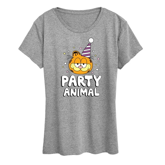 Garfield - Garfield Party Animal - Women's Short Sleeve Graphic T-Shirt