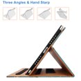 thumbnail image 3 of iPad 6th Generation Cases, iPad Air 2 Case, iPad Air 1 Case with Pencil Holder - iPad 9.7 inch 2018/6th 2017/5th Gen Case - Hand Strap, Auto Sleep Wake, Multi-Angle Stand(Pear Flower), 3 of 6