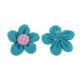 thumbnail image 3 of Apliques de flores Artificiales Macarena 100 piezas azul, 3 of 7