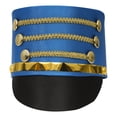 thumbnail image 5 of Aislor Kids Boys Drummer Marching Band Halloween Costume Solider Long Sleeve Tassel Coat with Hat Royal Blue 16, 5 of 7