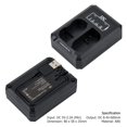 thumbnail image 2 of Cargador de batería JJC EN-EL15 USB de doble ranura para cámaras Nikon, 2 of 9