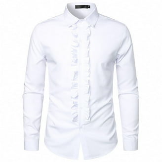 portly fit dress shirts Paisley Print Slim Fit Dress Shirt for Business and Events XL main image 1