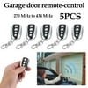 5pcs Wireles s Backup Key Quick Copy Wireles s Remote Control For Garage Door