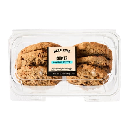 Marketside Cowboy Toffee Baked Cookies, 13.5 oz, 6 Count