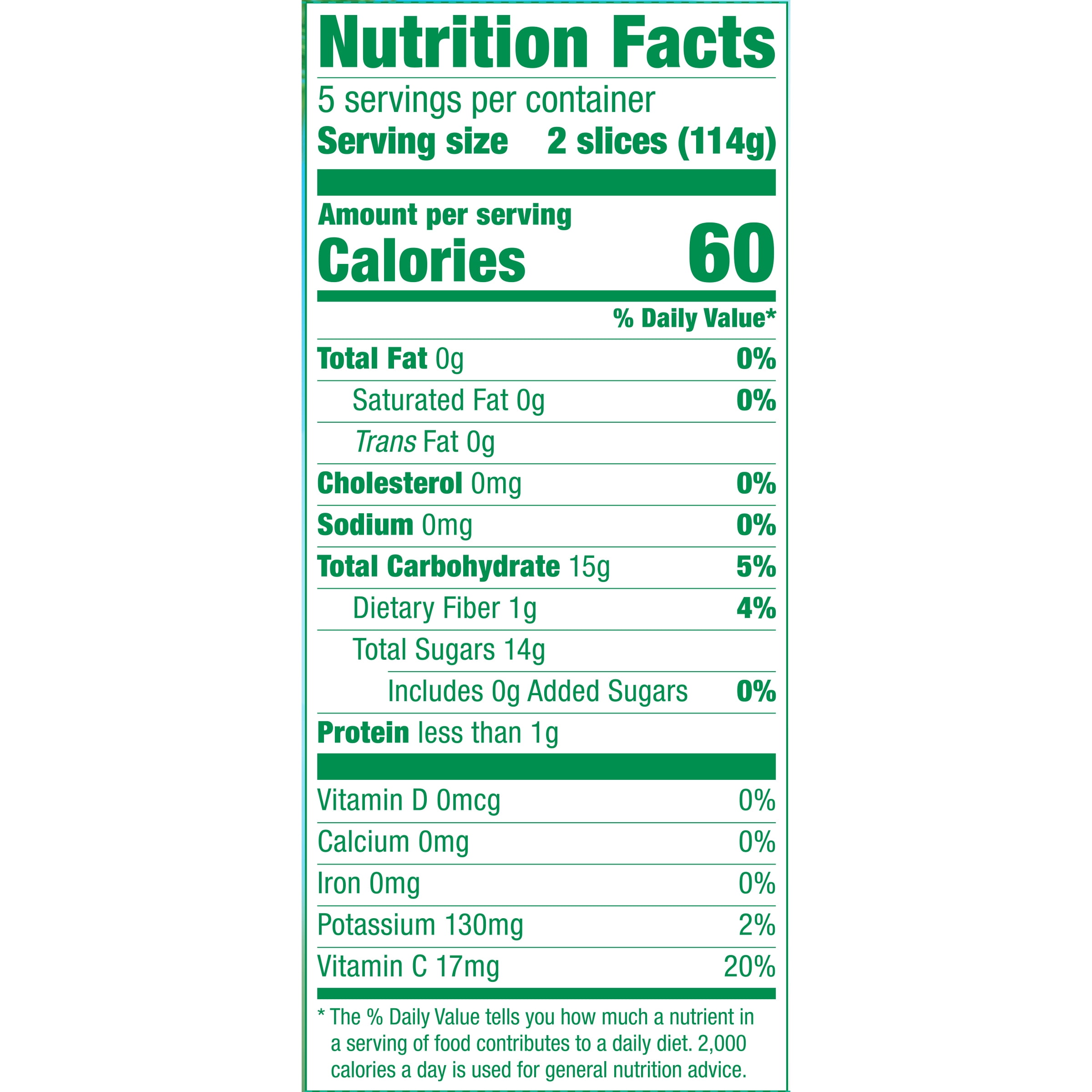 Dole Pineapple Slices Nutrition Facts | Besto Blog