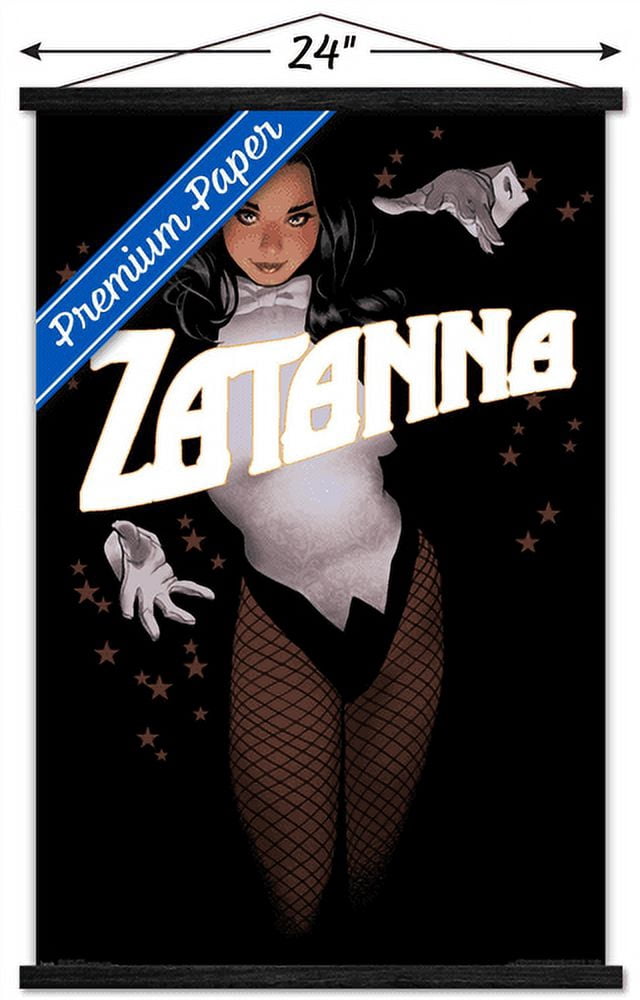 DC Comics - Zantanna - Alex Ross Portrait Wall Poster with Wooden Magnetic Frame, 22.375" x 34"