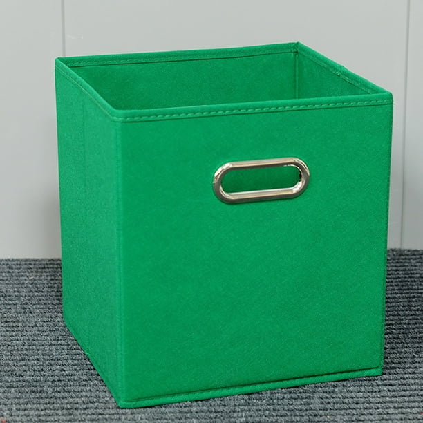 Foldable Fabric Cube Storage Bins Easy to Assemble Foldable Design