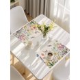 thumbnail image 5 of Wildflowers Placemats Set of 4, Spring Vintage Tulip Butterfly Floral Leaf Placemats for Dining Table, Place Mats for Kitchen Tabletop, Waterproof Wipeable Dining Table Mats Set, 5 of 9