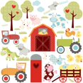 thumbnail image 1 of Happi Barnyard Peel & Stick Wall Decals, 1 of 1