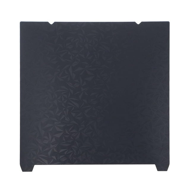 ZOUSSIQI Plaque de Construction Double Face, Texture de Pulvérisation PEO Lisse + PEI en Acier à Ressort 310x315 mm Sans Base Magnétique Souple, Plateforme à Lit Chaud pour Imprimante 3D K1/Max CA919-29370