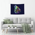 thumbnail image 5 of Kdxio Howling Wolf Wall Hanging Tapestries Banner For Bedroom College Dorm Home Living Room Party Decor 29X37 In, 5 of 8