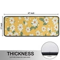 thumbnail image 5 of Kitchen Rugs Sets Of 2,Yellow Daisy Flower Pattern Anti Fatigue Kitchen Mat Rugs Non Slip Washable,Decorative Kitchen Floor Mats for Kitchen,Sink,Laundry,17"x47"+17"x47", 5 of 5