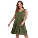 thumbnail image 2 of Vestido casual sin mangas Sundress BELAROI con cuello en V y holgado para mujer, 2 of 6