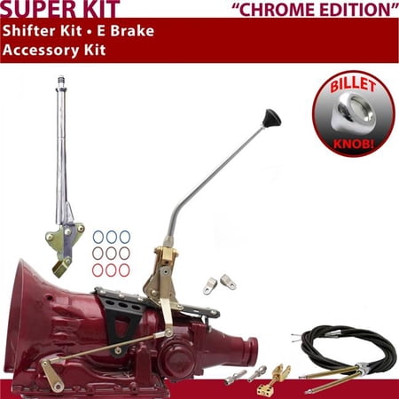 American Shifter PG Shifter Kit Chrome 12 in. E Brake Cable Clevis for F1A9F