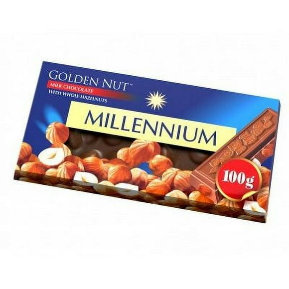 Chocolat au lait MILLENNIUM Golden Nut aux noisettes entières