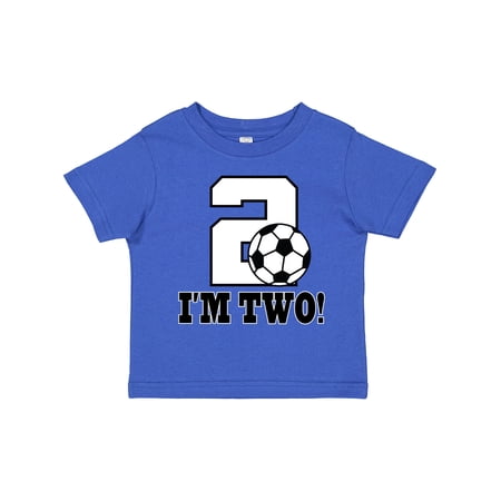 Inktastic 2nd Birthday Soccer Boys or Girls Toddler T-Shirt