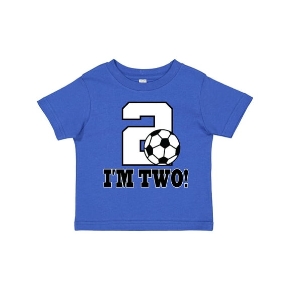 Inktastic 2nd Birthday Soccer Boys or Girls Toddler T-Shirt