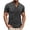 Dark Gray, variant on Krdevn Men's Short Sleeve Button Color T Shirt Round Neck Tough Guy Base Top,XXL