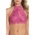 thumbnail image 2 of Free People Moonstruck Lace Halter Bralette para mujer, rosa, pequeño Free People Bralette, 2 of 2