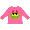 thumbnail image 3 of Inktastic Frog Face Girl Girls Long Sleeve Toddler T-Shirt, 3 of 5
