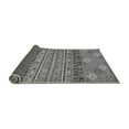 thumbnail image 2 of Ahgly Company Indoor Square Abstract Gray Modern Area Rugs, 3' Square, 2 of 4