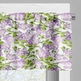 thumbnail image 3 of Ambesonne Mauve Valance Pack of 2, Botanic Spring Plants, 54"X12", Lilac Green, 3 of 5