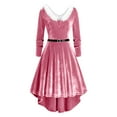 thumbnail image 6 of Christmas Dresses for Women Velvet Cocktail Dress 2025 Fall Christmas Holiday Dress Long Sleeves Party Formal Dress, 6 of 7