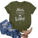 thumbnail image 2 of Blusas de Manga Corta para las Mujeres Divertida Impresión Cuello Redondo Camiseta Vintage, Blusas de Primavera para las Mujeres, 2 of 4