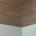 thumbnail image 2 of FASÄDE Traditional 1 Decorative Vinyl 2ft x 2ft Lay in Ceiling Panel in Copper Fantasy(5 Pack), 2 of 5