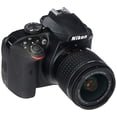thumbnail image 1 of Cámara réflex digital Nikon D3400 RENOVADA y VR DX AF-P de 18-55 mm, 1 of 4