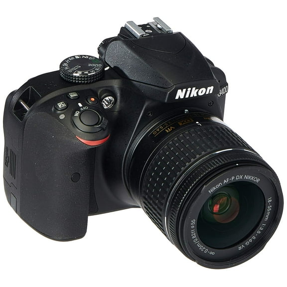 Cámara réflex digital Nikon D3400 RENOVADA y VR DX AF-P de 18-55 mm
