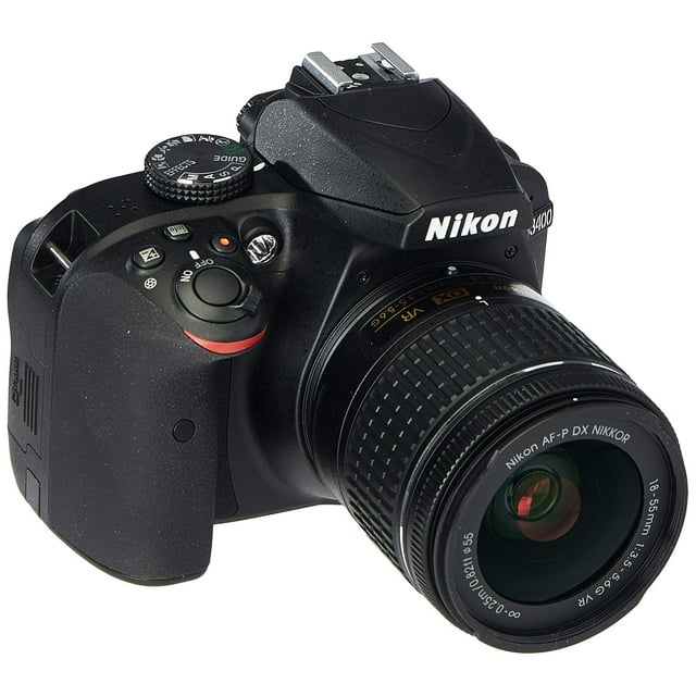 Cámara réflex digital Nikon D3400 RENOVADA y VR DX AF-P de 18-55 mm