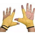 thumbnail image 3 of Traditional Archery Shooting Leather Gloves, Durable Gloves for Bowstring Release and Comfort, 3 of 4