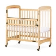 thumbnail image 2 of Child Craft Avery SafeAccess Compact Portable Crib with 3- lnch Mattress, ClearView Panels, Natural, 2 of 7