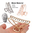 thumbnail image 5 of Hair Clips Metal Grip Hair Claw Clips Clamps Hair Accessory for Women, 5 of 6