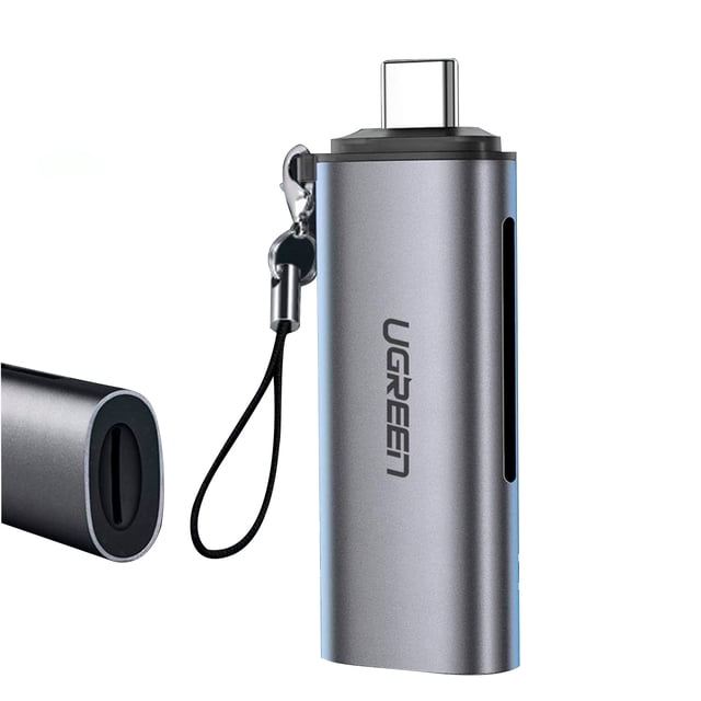 Lector De Tarjeta Ugreen CM184 USB-C + USB-A a TF/SD 3.0 50706