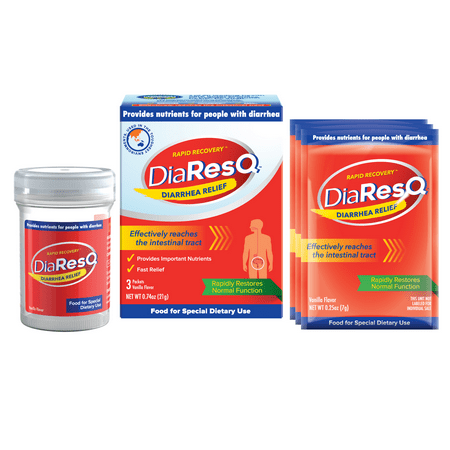 DiaResQ Rapid Recovery Fast Diarrhea Relief for Adults, 1.75 Oz.