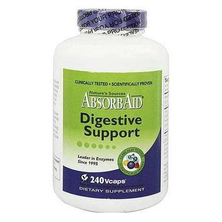 Absorbaid Digestive Support Veggie Caps, 240 Ct