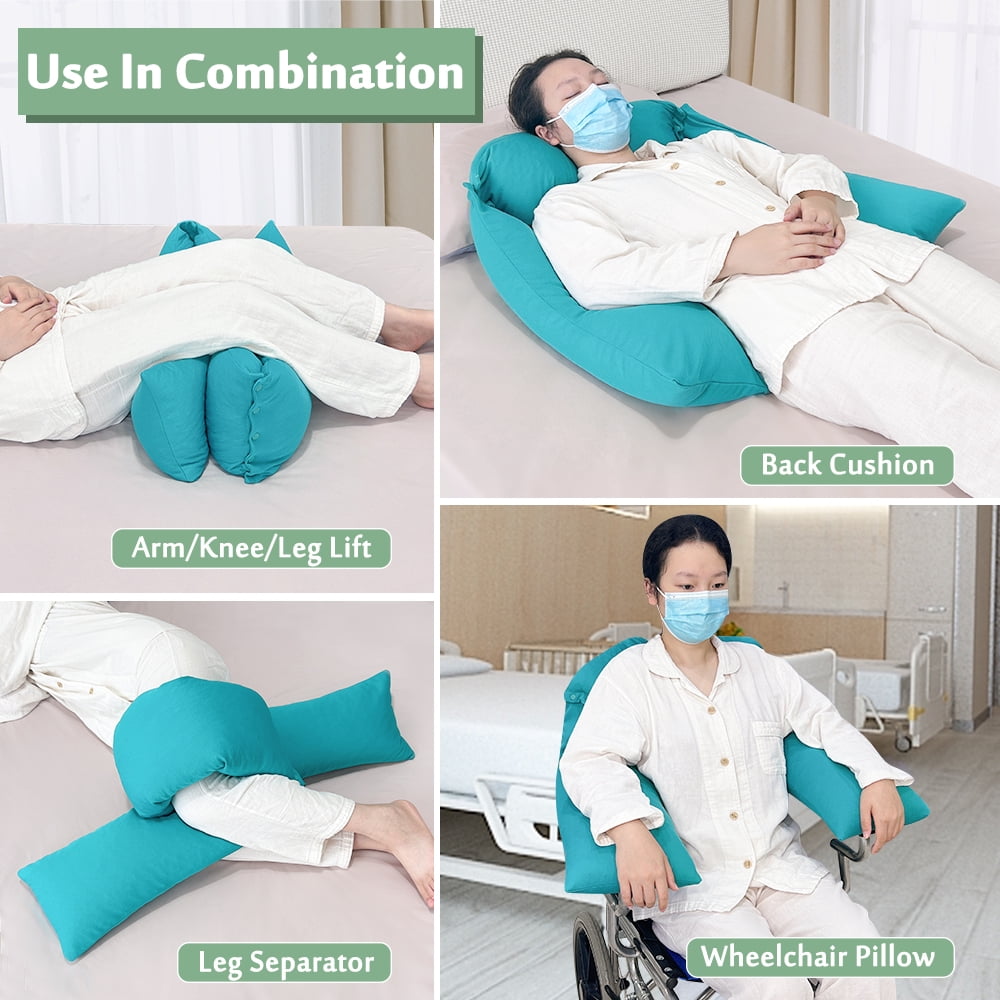 Body Positioning Wedge Pillow, Multi-Use Support Cushion for Bed & Wheelchair