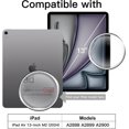 thumbnail image 2 of Funda para iPad Air de 13 pulgadas M2 (2024) con portalápices, carcasa trasera transparente, soporte delgado y a prueba de golpes, 2 of 4