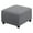 Gray, variant on Stretch Ottoman Cover Square Ottoman Slipcover Furniture Folding Storage Stool Furniture Soft Slipcover with Elastic Bottom,