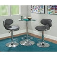 thumbnail image 4 of Linon Jenna Adjustable 3Pc Pub Set Grey, 4 of 5