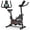 Black Red, variant on Indoor Exercise Bike, Stationary Cycling Bike with LCD Monitor, Adjustable Resistance & Seat Height, Quiet Belt Drive for Home Fitness, 330LBS Capacity, Black Blue