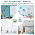 thumbnail image 2 of Minkissy 2Pcs Beach Decoration Mini Beach Chair Assorted Decoration Family Friends, 2 of 4