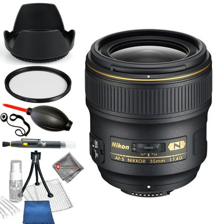 Jt Usa Spectra Lens - Nikon AF-S NIKKOR 35mm f/1.4G Lens # 2198 - USA Model Starter Bundle