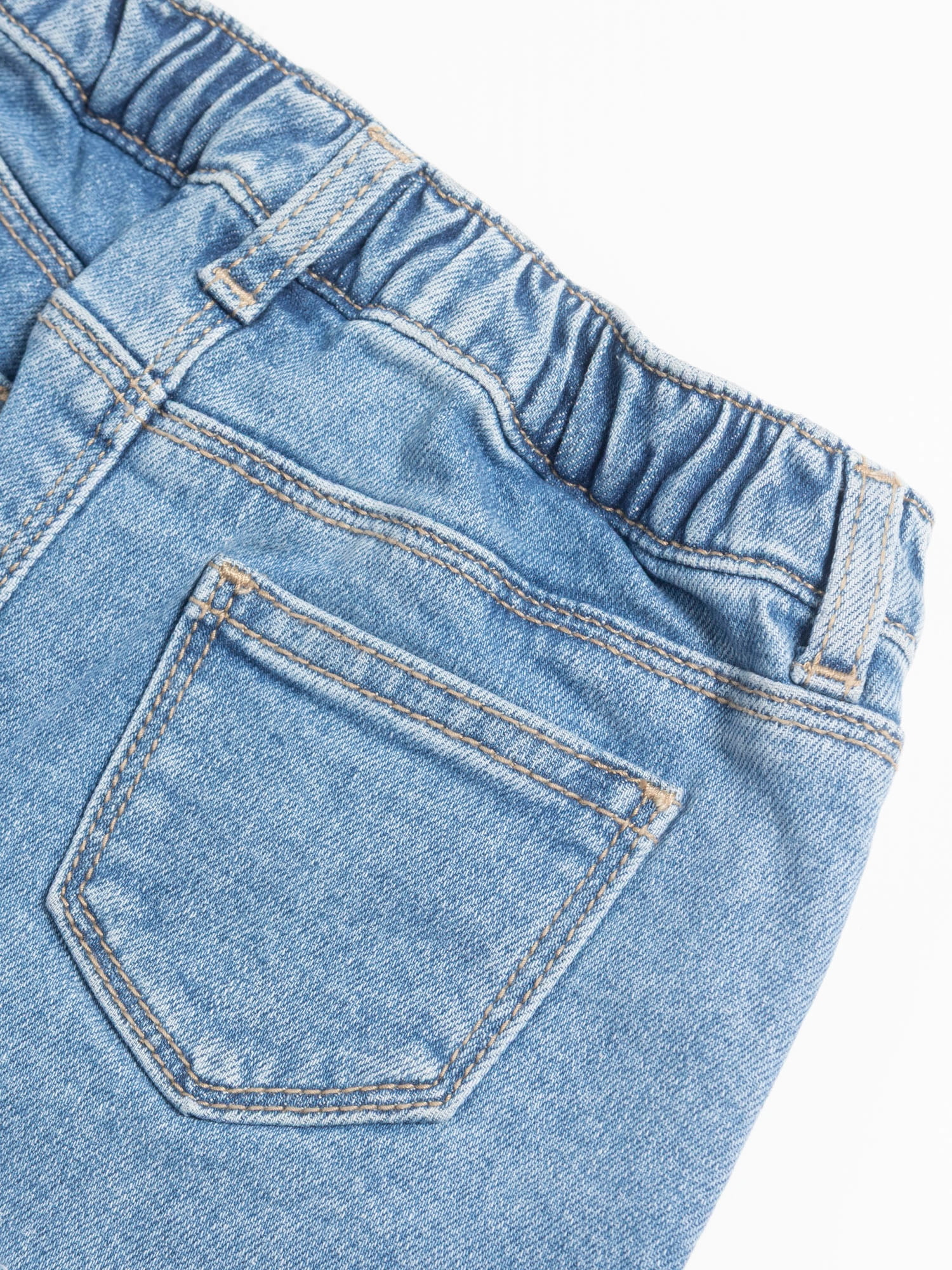 Wonder Nation Toddler Girl Denim Short, Sizes 12 Months - 5T