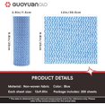 thumbnail image 2 of GUOYUANGLO Chiffons de Nettoyage Réutilisables Chiffons Jetables pour Vaisselle Rouleaux de Nettoyage de Cuisine Robustes, 50 Pcs/rouleau, Total 4 Rouleaux-Bleu, 2 of 8