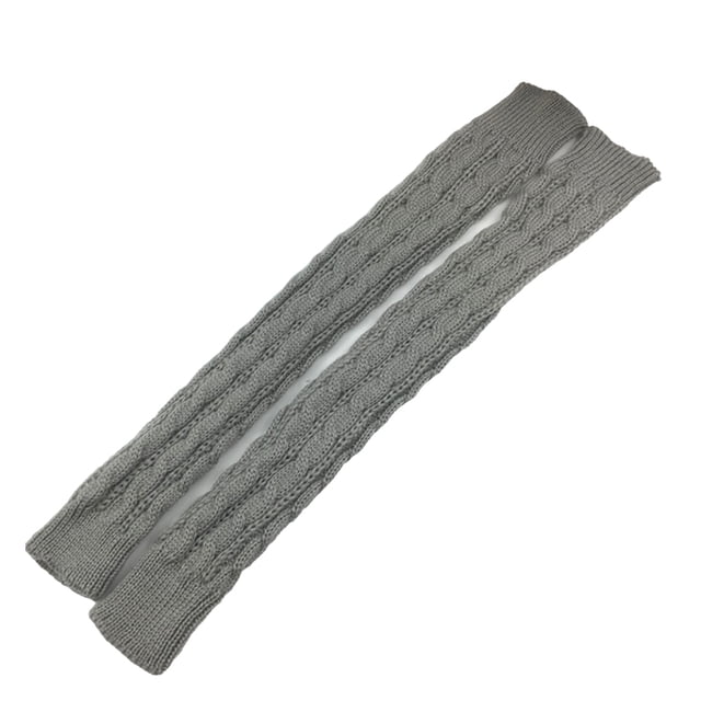 Qarigey 1 par de calentadores de brazos, mitones de invierno para niñas, accesorio de ropa, manoplas para niñas, mitones largos de punto de Type3 NO3