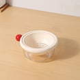 thumbnail image 2 of Escurridor de alimentos, recipiente multifuncional para lavar frutas y verduras, con asa, adecuado para lavar bayas y verduras, 2 of 8